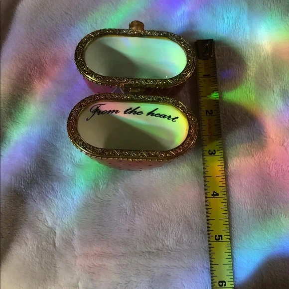 Pink and Gold Decorative Trinket Box - Picture 9 of 9